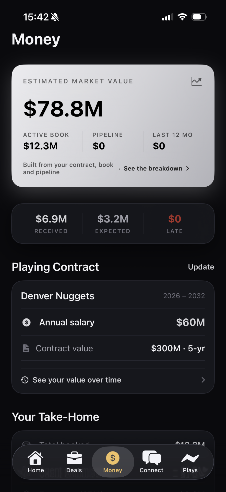 Money screen